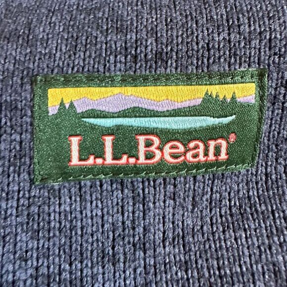 L.L. Bean Sweater Fleece Vest Bright Navy Blue | Men’s XXL Tall - Picture 4 of 13